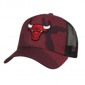 Go to the product Cap New Era Chicago Bulls 940 Camo Trucker maroon/black/multicolor 2018