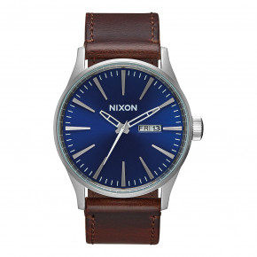 Přejít na produkt Hodinky Nixon Sentry Leather blue/brown 2017