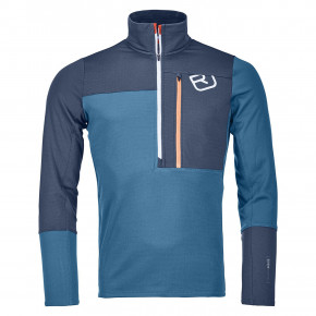 Přejít na produkt Technická mikina Ortovox Fleece Light Zip Neck blue sea 2019/2020