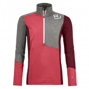 Go to the product Tech Hoodie Ortovox Wms Fleece Light Zip Neck hot coral 2019/2020