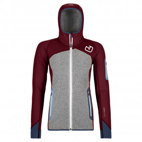Go to the product Tech Hoodie Ortovox Wms Fleece Plus Hoody dark blood 2019/2020