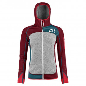 Prejsť na produkt Ortovox Wms Fleece Plus Hoody dark blood 2018/2019