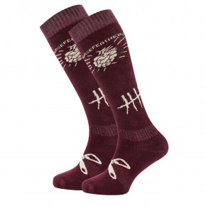 Přejít na produkt Podkolenky Horsefeathers Beerology burgundy 2018/2019