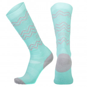 Przejść do produktu Podkolanówki Mons Royale Lift Access Sock Wms grey marl/peppermint 2018/2019