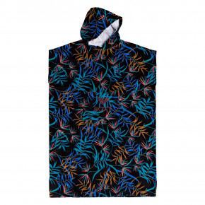 Prejsť na produkt Pončo Roxy Stay Magical Printed anthracite wild leaves 2020