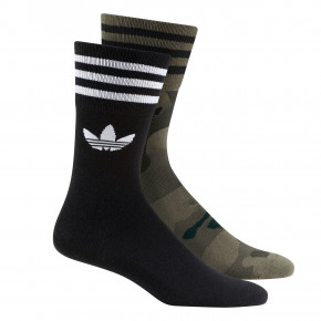 Prejsť na produkt Ponožky Adidas Trefoil Mid Cut Crew black/olive cargo 2020