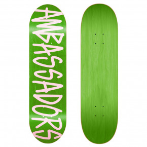 Přejít na produkt Skate deska Ambassadors Medium Script-B Pink 8.0 2019
