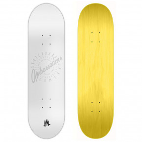 Přejít na produkt Skate deska Ambassadors Medium Spin Shadow White 8.0 2019