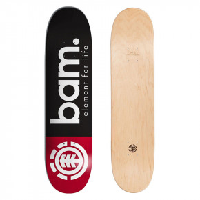 Przejść do produktu Skate deska Element Bam black red 8.25 2018