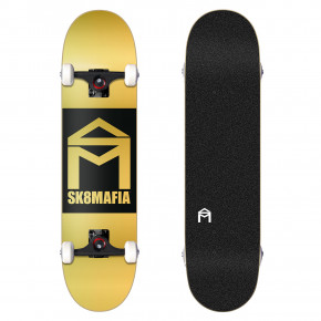 Go to the product Skateboard Sk8Mafia House Logo gold double dip 8.0 2018