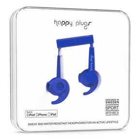 Prejsť na produkt Slúchadlá Happy Plugs In-Ear Sport Mfi cobalt