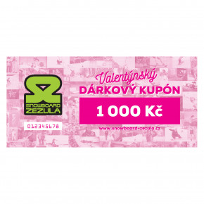 Přejít na produkt Dárkový kupón Snowboard Zezula 1000 Kč