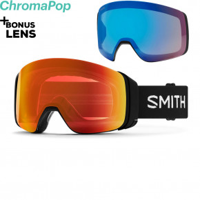 Prejsť na produkt Snowboardové okuliare Smith 4D Mag black 2019/2020