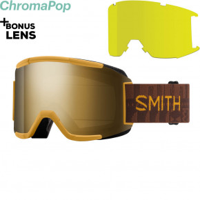 Prejsť na produkt Snowboardové okuliare Smith Squad amber textile 2020/2021