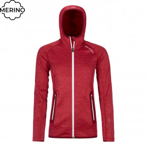 Přejít na produkt Technická mikina Ortovox Wms Fleece Space Dyed Hoody hot coral blend 2020/2021