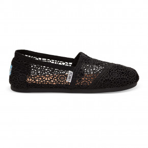 Go to the product Sneakers Toms Alpargata black moroccan crochet 2020