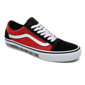 Przejść do produktu Tenisówki Vans Old Skool Pro baker black/white/red 2019