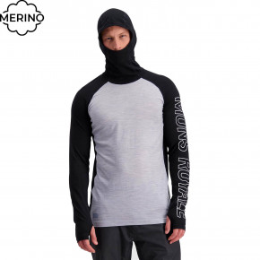 Go to the product Top Mons Royale Temple Tech Flex Hood black/grey marl 2020/2021