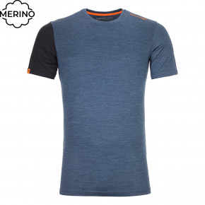 Przejść do produktu Bielizna funkcyjna Ortovox 185 Rock'n'wool Short Sleeve nigh blue blend 2020/2021