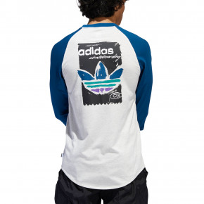 Prejsť na produkt Tričko Adidas Claremont Raglan pale melange/legend marine/actv 2019