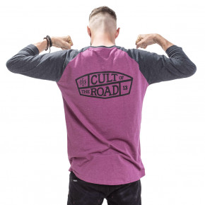 Go to the product T-shirt Cult Of The Road Gas Raglan maroon 2019