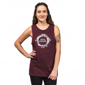 Prejsť na produkt Tričko Horsefeathers Arlene burgundy 2018