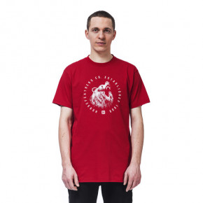 Prejsť na produkt Tričko Horsefeathers Bruin lava red 2020
