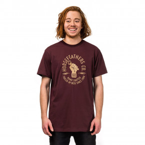 Přejít na produkt Tričko Horsefeathers Church Key burgundy 2018