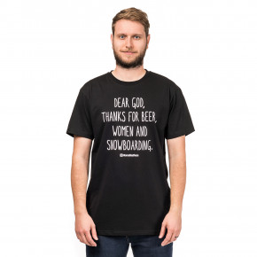 Prejsť na produkt Tričko Horsefeathers Dear God black 2018/2019