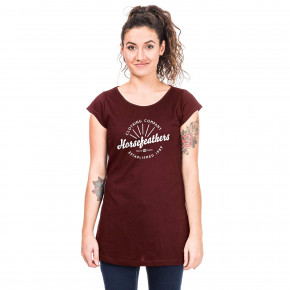 Přejít na produkt Tričko Horsefeathers Ebony burgundy 2017/2018