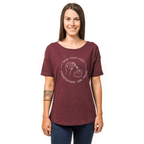 Přejít na produkt Tričko Horsefeathers India burgundy 2018/2019