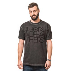 Přejít na produkt Tričko Horsefeathers Oren washed black 2016/2017