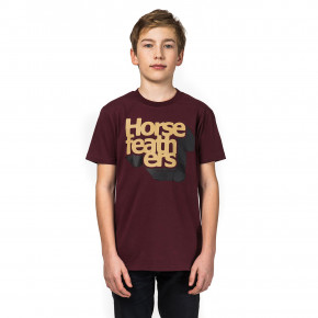 Přejít na produkt Tričko Horsefeathers Perspective Kids burgundy 2018