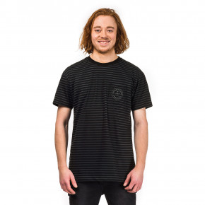 Přejít na produkt Tričko Horsefeathers Streaky black stripes 2018