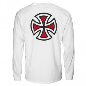 Přejít na produkt Tričko Independent Bar Cross L/s white 2020