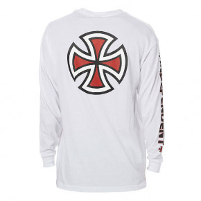 Go to the product T-shirt Independent Bar Cross L/S white 2018