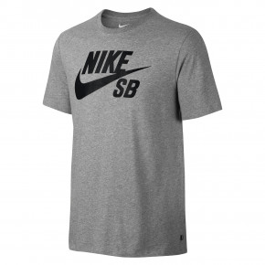 Přejít na produkt Tričko Nike SB Logo dk grey heather/black 2018