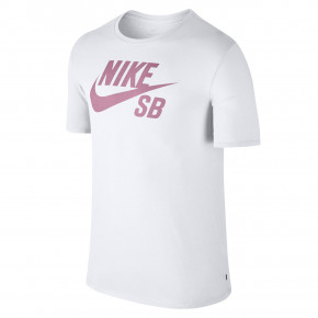 Přejít na produkt Tričko Nike SB Logo white/elemental pink 2018