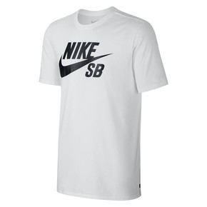 Přejít na produkt Tričko Nike SB Logo white/white/black 2018