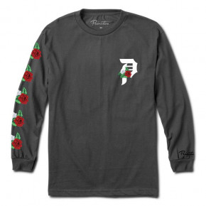 Přejít na produkt Tričko Primitive Dos Flores Over Dye L/S vintage black 2018