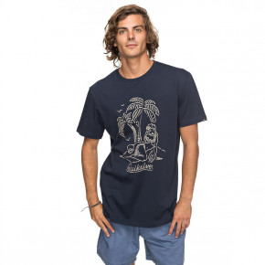 Přejít na produkt Tričko Quiksilver Classic SS Just Sayin navy blazer 2018