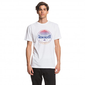 Go to the product T-shirt Quiksilver Colors In Stereo snow white 2020