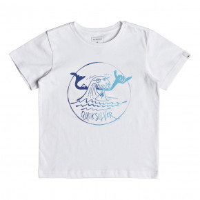 Go to the product T-shirt Quiksilver Monster Shakka Boy white 2018