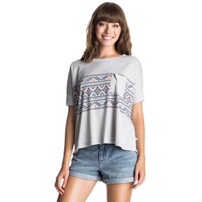 Prejsť na produkt Tričko Roxy Boxy Pocket Boho Border heritage heather 2016