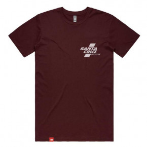 Prejsť na produkt Tričko Santa Cruz Parallel burgundy 2020