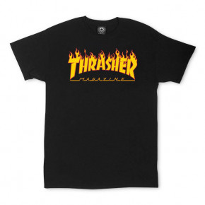 Přejít na produkt Tričko Thrasher Flame Logo black 2018