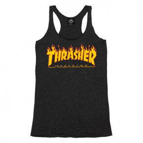 Przejść do produktu Koszulka Thrasher Flame Logo Racerback black 2019