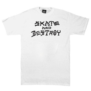 Přejít na produkt Tričko Thrasher Skate & Destroy white 2019