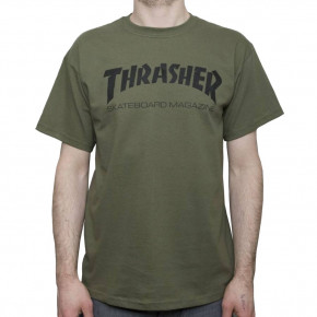 Go to the product T-shirt Thrasher Skate Mag army green 2020
