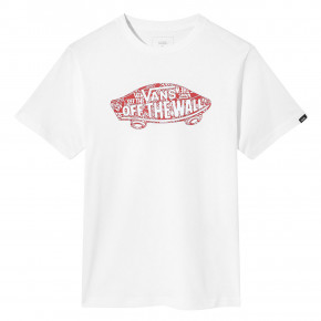 Go to the product T-shirt Vans OTW Logo Fill Boys white/otw racing red 2019